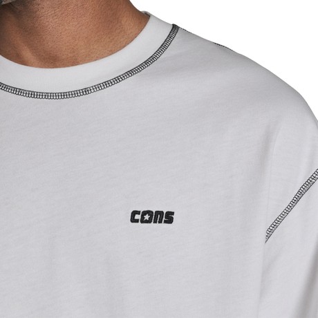 CONVERSE CVM6K034 - WHITE - TRIČKO - Image 3