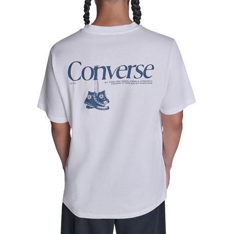 CONVERSE CVM6T063 - WHITE - T SHIRT - Image 2