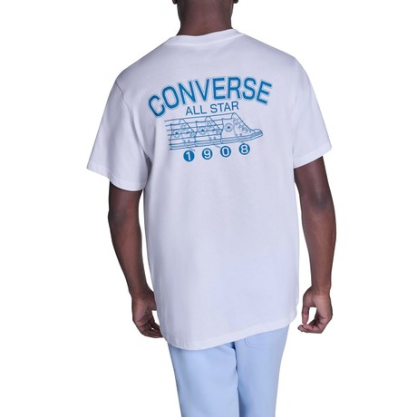 CONVERSE CVM6T064 - WHITE - MARŠKINĖLIAI - Image 2