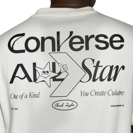 CONVERSE CVM6T310 - EGRET PANNA - T SHIRT - Image 3