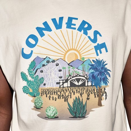 CONVERSE CVM6T322 - EGRET PANNA - T SHIRT - Image 3