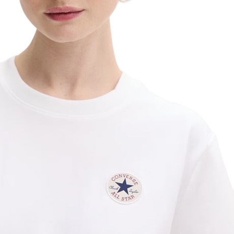 CONVERSE CVW5T108 - WHITE - T SHIRT - Image 3