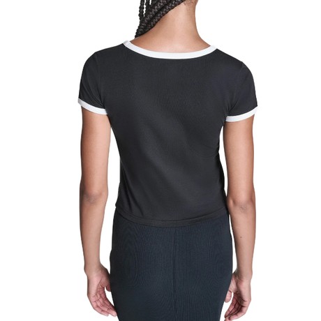 CONVERSE CVW5T242 - BLACK - T SHIRT - Image 2