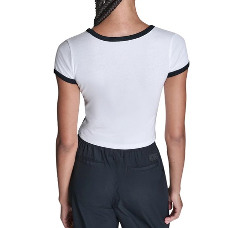 CONVERSE CVW5T242 - WHITE - T SHIRT - Image 2