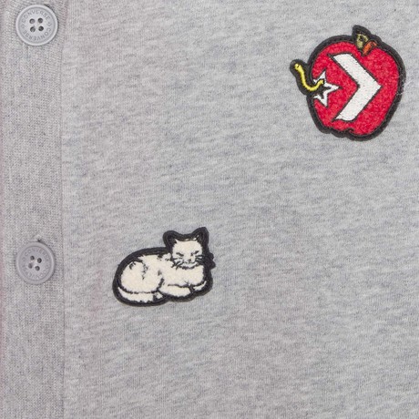 CONVERSE CVW6H009 - VINTAGE GREY HEATHER - SWETRY - Image 3