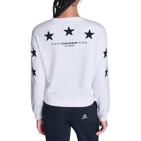 CONVERSE CVW6H014 - WHITE - SWETRY - Image 2