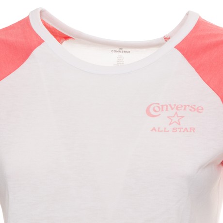 CONVERSE CVW6T060 - WHITE - T SHIRT - Image 3
