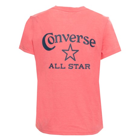 CONVERSE CVW6T069 - CHERRY BALM HEATHER - T SHIRT - Image 2