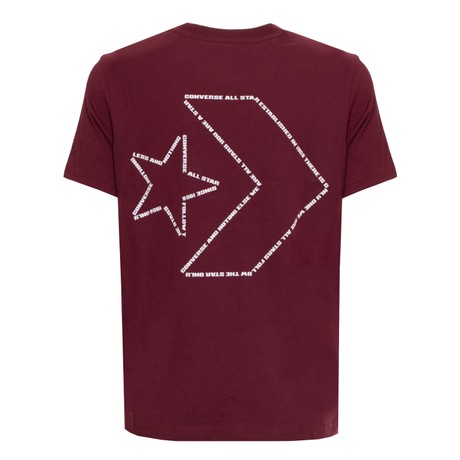 CONVERSE CVW6T081 - DEEP BORDEAUX - T SHIRT - Image 2
