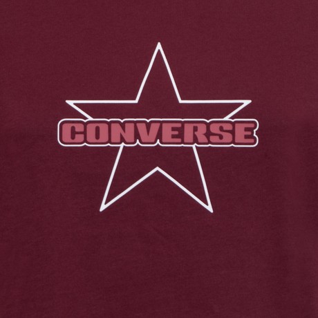 CONVERSE CVW6T081 - DEEP BORDEAUX - T SHIRT - Image 3