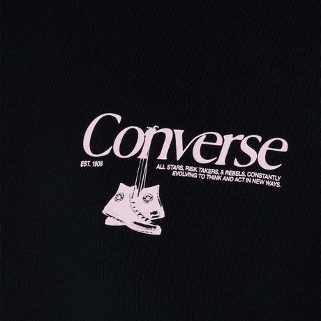 CONVERSE CVW6T085 - BLACK - T SHIRT - Image 3