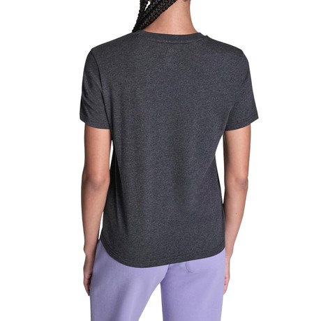 CONVERSE CVW6T105 - BLACK HEATHER GREY - CAMISETA - Image 2