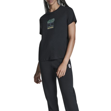 CONVERSE CVW6T106 - BLACK - T SHIRT - Image 3