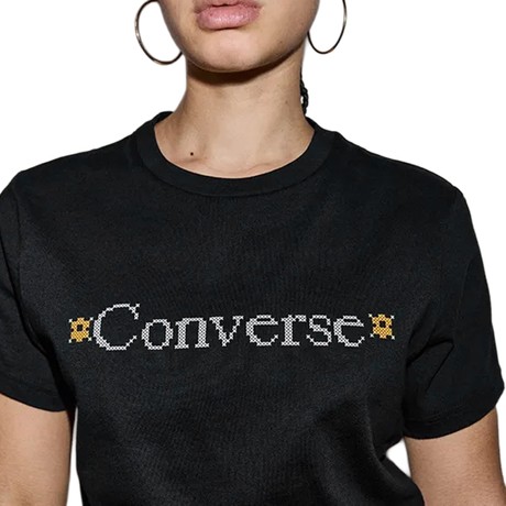 CONVERSE CVW6T337 - CONVERSE BLACK - T SHIRT - Image 2