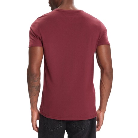 TOMMY JEANS DM0DM04411 - RED - T SHIRT - Image 2