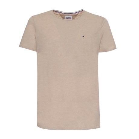 TOMMY JEANS DM0DM09586 - SOFT BEIGE - CAMISETA