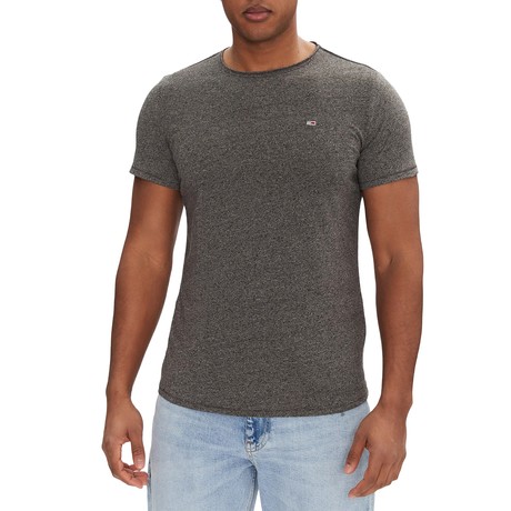 TOMMY JEANS DM0DM09586 - Black - ФУТБОЛКА