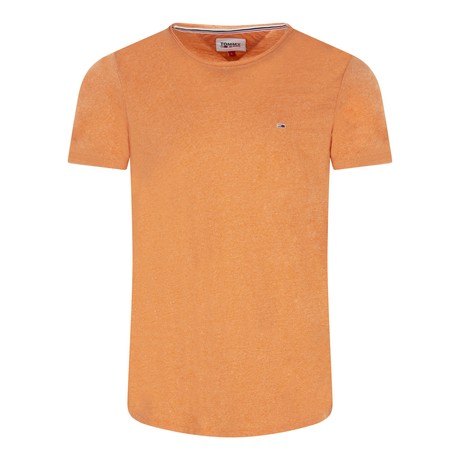 TOMMY JEANS DM0DM09586 - CITRUS ORANGE - CAMISETA