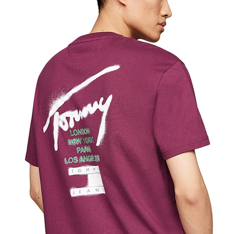 TOMMY JEANS DM0DM18529 - Valley Grape - CAMISETA - Image 2