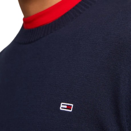 TOMMY JEANS DM0DM18895 - Dark Night Navy - MAGLIE - Image 3