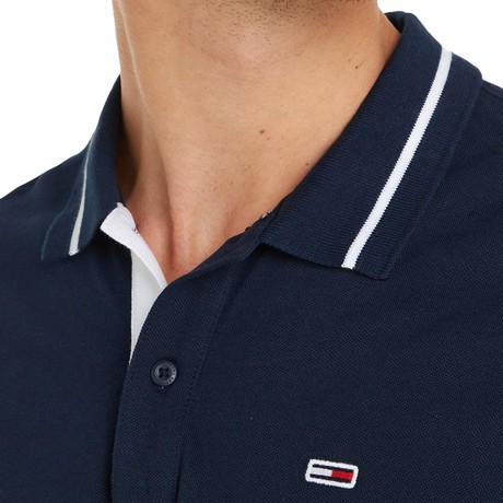 TOMMY JEANS DM0DM19504 - Dark Night Navy - POLO SHIRTS - Image 3