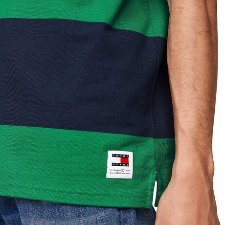 TOMMY JEANS DM0DM19505 - Green Malachite - POLO - Image 2