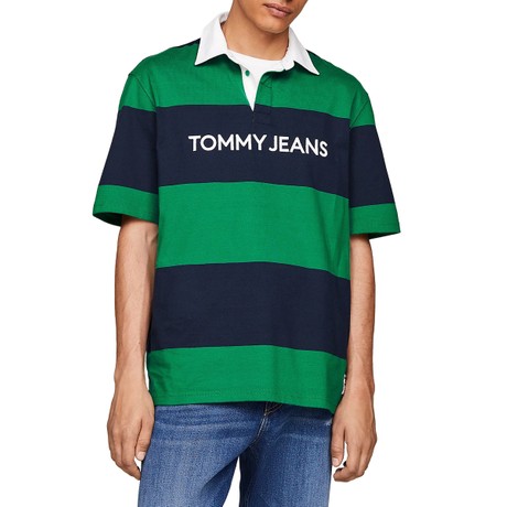 TOMMY JEANS DM0DM19505 - Green Malachite - POLO - Image 3