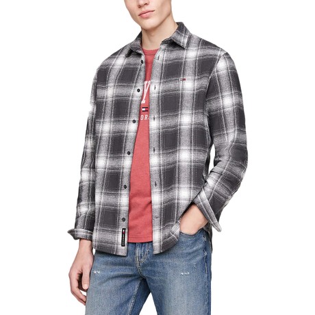 TOMMY JEANS DM0DM19651 - NEW CHARCOAL CHECK - РУБАШКИ - Image 2