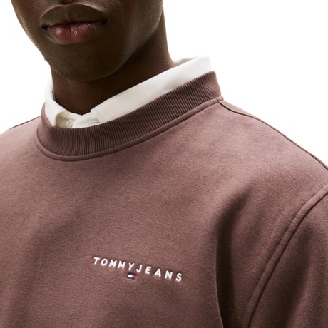 TOMMY JEANS DM0DM20249 - Black Walnut - SWEATSHIRTS - Image 3
