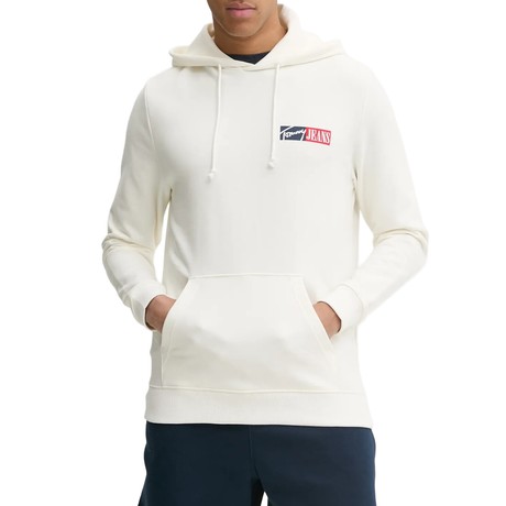 TOMMY JEANS DM0DM20257 - WHITE - FELPE