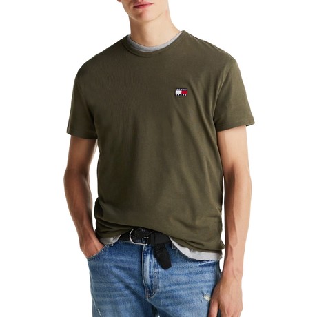 TOMMY JEANS DM0DM20322 - Fatigue Green - PÓLÓ