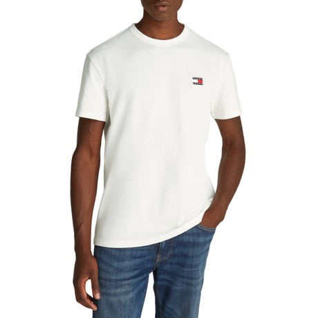 TOMMY JEANS DM0DM20322 - Ecru - T SHIRT - Image 2