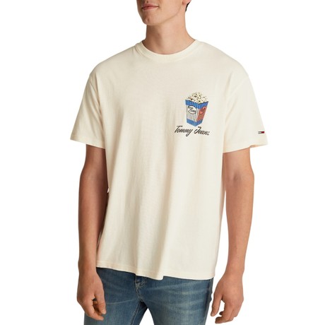 TOMMY JEANS DM0DM20352 - Ancient White - T SHIRT - Image 3