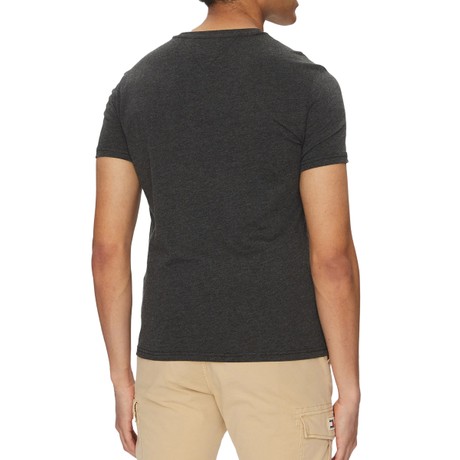 TOMMY JEANS DM0DM20363 - Black Htr - CAMISETA - Image 2