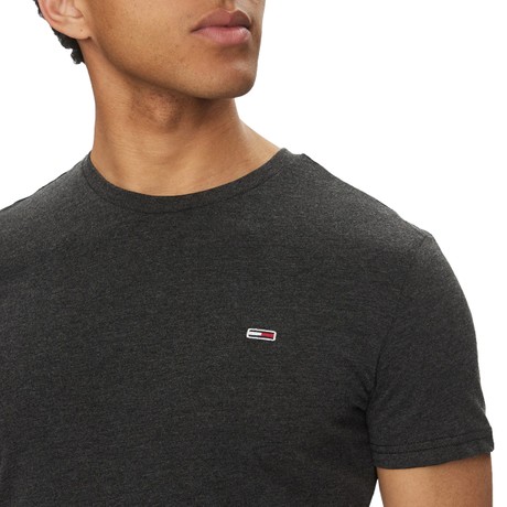 TOMMY JEANS DM0DM20363 - Black Htr - CAMISETA - Image 3