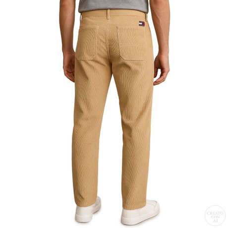 TOMMY JEANS DM0DM20450 - Gentle Gold - PANTALONI - Image 2