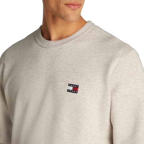 TOMMY JEANS DM0DM20660 - Oat Marl Htr - MIKINY - Image 3