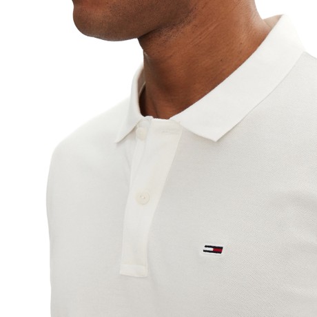 TOMMY JEANS DM0DM20676 - Ecru - TRICOURI POLO - Image 3