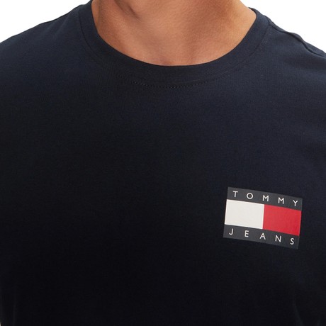 TOMMY JEANS DM0DM20740 - Dark Blue - MARŠKINĖLIAI - Image 3