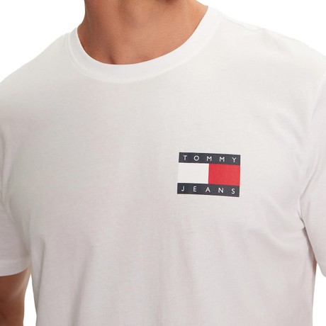 TOMMY JEANS DM0DM20740 - White - MARŠKINĖLIAI - Image 3
