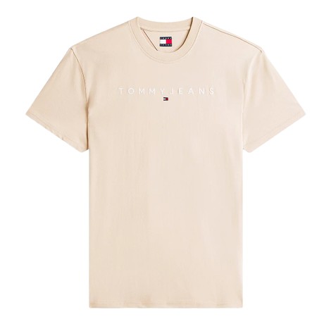 TOMMY JEANS DM0DM20744 - Gulf Sand - T SHIRT - Image 3