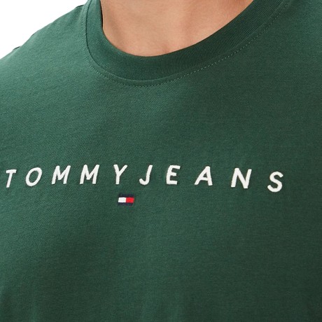 T-shirt Tommy Jeans velvet green &mdash; photo 3