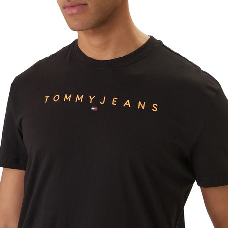 TOMMY JEANS DM0DM20744 - Black / Faded Sun Kiss - T SHIRT - Image 3