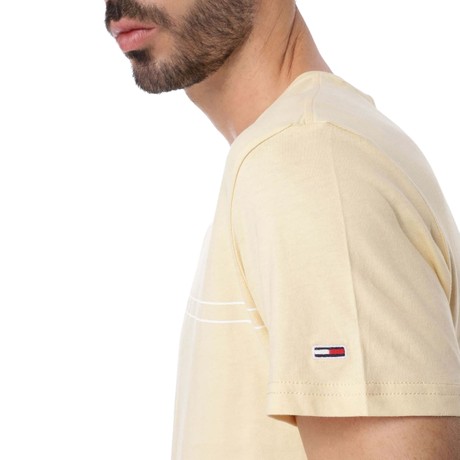 TOMMY JEANS DM0DM20779 - YELLOW - T SHIRT - Image 2