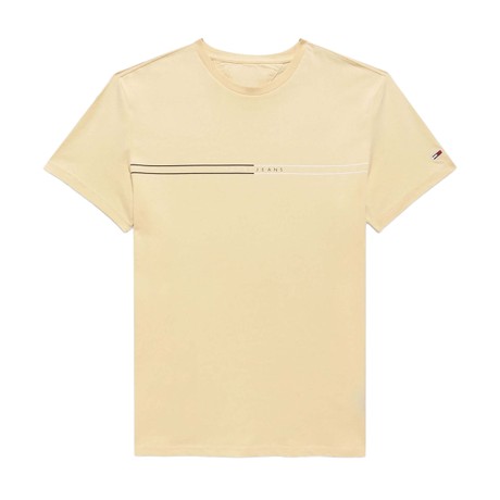 TOMMY JEANS DM0DM20779 - YELLOW - T SHIRT - Image 3
