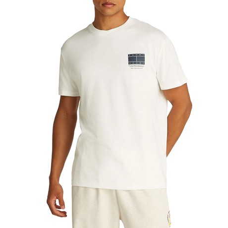 TOMMY JEANS DM0DM20814 - Ecru - T SHIRT