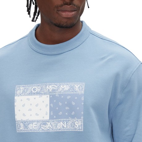 TOMMY JEANS DM0DM20832 - COLORADO BLUE - SWEATSHIRT - Image 3