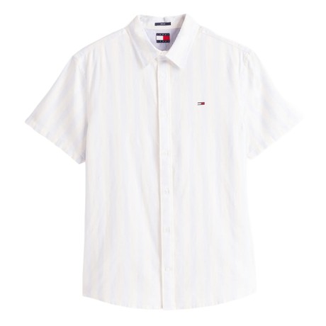 TOMMY JEANS DM0DM20894 - Sweet Blue / Ecru - SHIRTS - Image 3