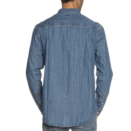 TOMMY JEANS DM0DM21102 - Denim Medium - SHIRTS - Image 2
