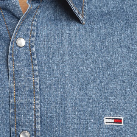 TOMMY JEANS DM0DM21102 - Denim Medium - SHIRTS - Image 3